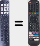 Comandos &agrave; dist&acirc;ncia universal Universal TV Hisense