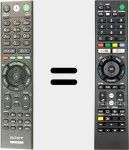 Comandos à distância universal Universal TV Sony
