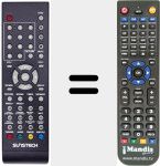 Comando &agrave; dist&acirc;ncia substituto de REMCON808