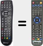 Comando à distância substituto de Mediadisk ZX