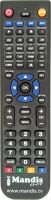 Comandos à distância equivalente Telesystem PALCO32LED06T