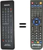 Comandos à distância equivalente Philips 26CS3385-02Z