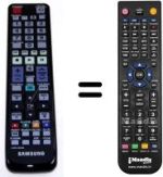 Comandos à distância equivalente Samsung AH59-02349A