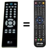 Comandos à distância equivalente LG CB 20F80