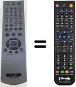 Comandos à distância equivalente Sony DVP-M50
