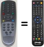 Comandos à distância equivalente LG KCE20J3RX
