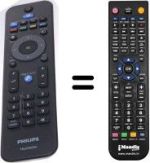 Comandos à distância equivalente Philips 32HFL3233D / 10