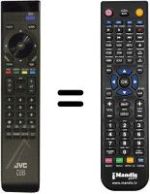 Comandos à distância equivalente JVC LT-37HB1SU / AX
