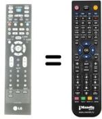 Comandos à distância equivalente LG 42LC7D