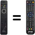 Comandos à distância equivalente Philips BDP-9500
