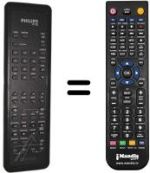 Comandos à distância equivalente Philips RT736