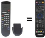Comandos à distância equivalente Philips RC7515 / 01