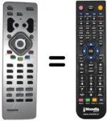 Comandos à distância equivalente Thomson DTH8040E