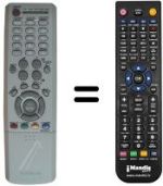 Comandos à distância equivalente Samsung LE26A41BX/XEC