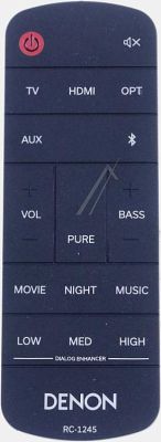 Comando à distância original DENON RC-1245