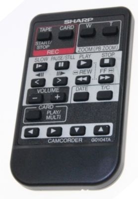 Comando &agrave; dist&acirc;ncia original SHARP RRMCG0104TASA