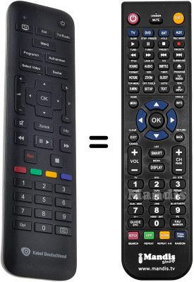 Comandos à distância equivalente RC2634201-01B