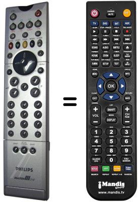 Comandos à distância equivalente Philips 42PF9964 / 12S