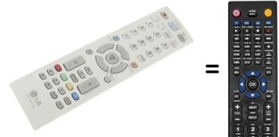 Comandos à distância equivalente LG 42LW659S
