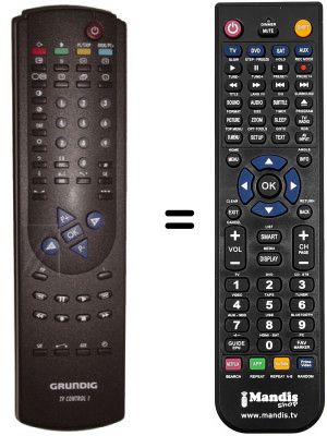 Comandos à distância equivalente Grundig SE5554TEXT