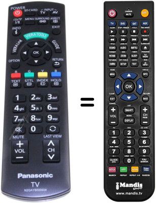 Comandos à distância equivalente N2QAYB000604