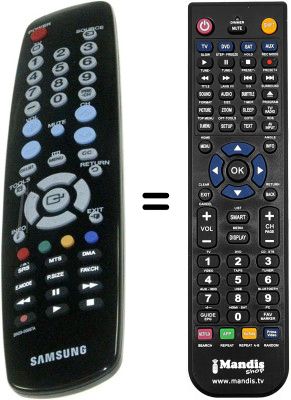 Comandos à distância equivalente Samsung BN59-00687A