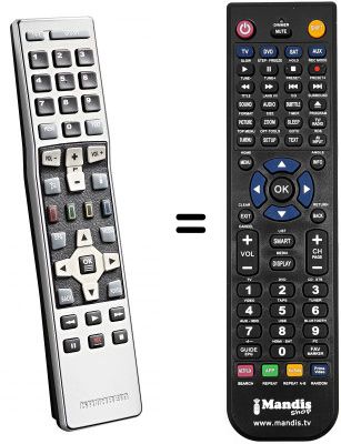 Comandos &agrave; dist&acirc;ncia equivalente Kathrein UFS822SW