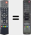 Comando à distância original RC 3000 E 02 (04TCLTEL0223)