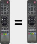 Comando à distância original RC 3000 E 02 (04TCLTEL0223)