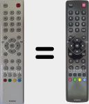 Comando à distância original RC 3000 E 02 (04TCLTEL0223)