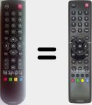Comando à distância original RC 3000 E 02 (04TCLTEL0223)