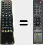 Comando à distância original RC 3000 E 02 (04TCLTEL0223)