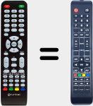 Comando &agrave; dist&acirc;ncia original 306045097FHUN006 (894526-24S17T2)