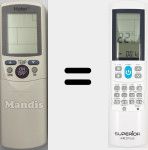 Comandos &agrave; dist&acirc;ncia universal Aircoplus (42530)