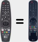 Comando à distância original MR21GA (AKB76039701)