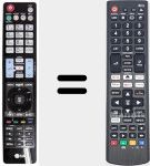 Comandos &agrave; dist&acirc;ncia universal Universal TV LG