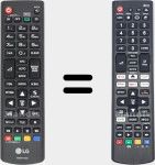 Comandos à distância universal Universal TV LG