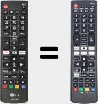 Comandos à distância universal Universal TV LG