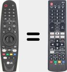 Comandos à distância universal Universal TV LG