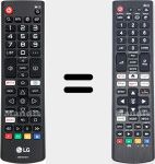Comandos à distância universal Universal TV LG