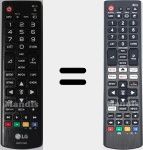 Comandos à distância universal Universal TV LG