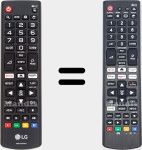 Comandos à distância universal Universal TV LG