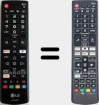 Comandos à distância universal Universal TV LG