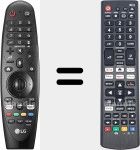 Comandos à distância universal Universal TV LG