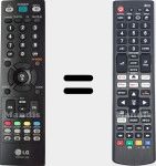Comandos à distância universal Universal TV LG