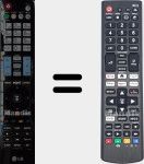 Comandos à distância universal Universal TV LG