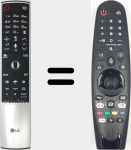 Comandos à distância universal Universal TV LG BT