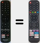 Comandos à distância universal Universal TV Hisense