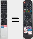 Comandos à distância universal Universal TV Hisense