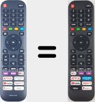 Comandos à distância universal Universal TV Hisense